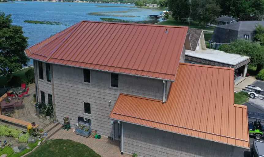 Tarping and dry-in on a Delphi commercial roof